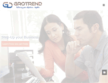 Tablet Screenshot of grotrend.com